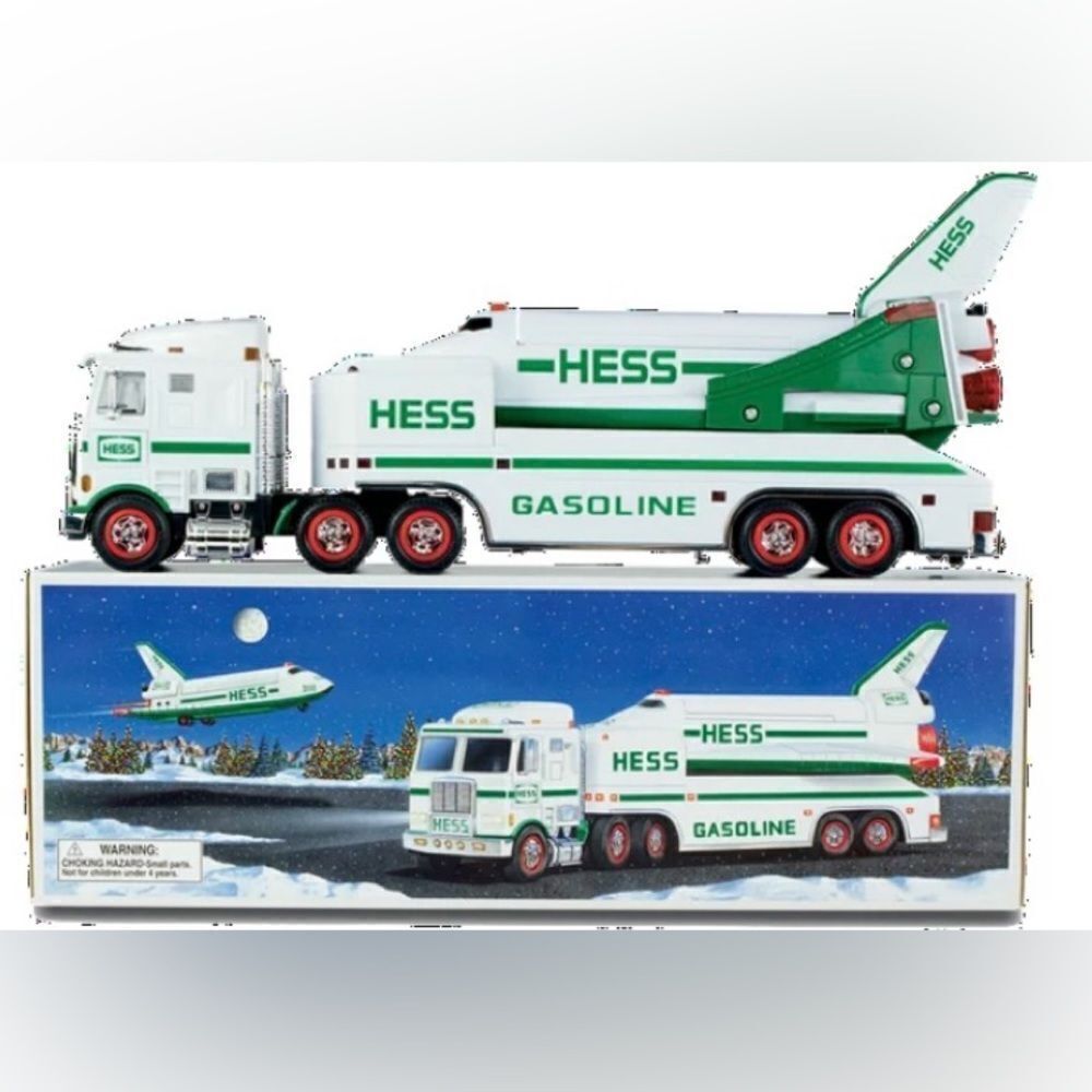 1999 Hess Truck and Space Shuttle with Satellite NIB